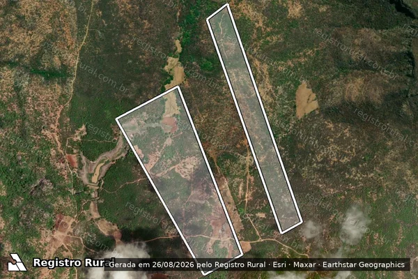 Imagem de satélite de Sitio Inez em CAICÓ - RN
