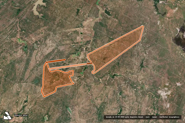 Imagem de satélite de Sitio Palma em CAICÓ - RN