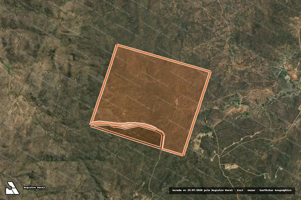 Imagem de satélite de Fazenda Alvorada em CERRO CORÁ - RN