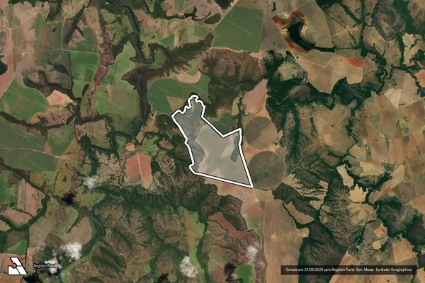 Imagem de satélite de Fazenda Dos Nunes em PARACATU - MG
