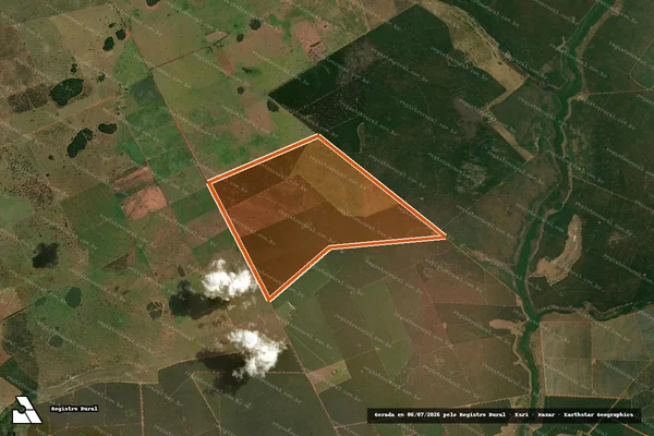 Imagem de satélite de Faz Sao Lourenco em SELVÍRIA - MS