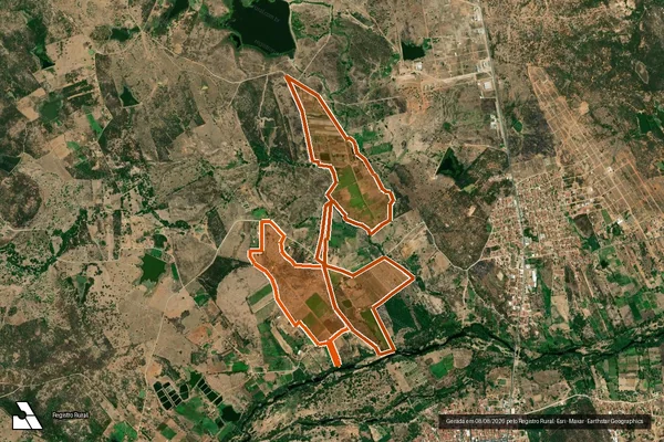Imagem de satélite de FAZENDA UNIÃO em SÃO BENTO - PB