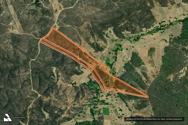 Imagem de satélite de Sitio Giboia em OLHO D'ÁGUA - PB