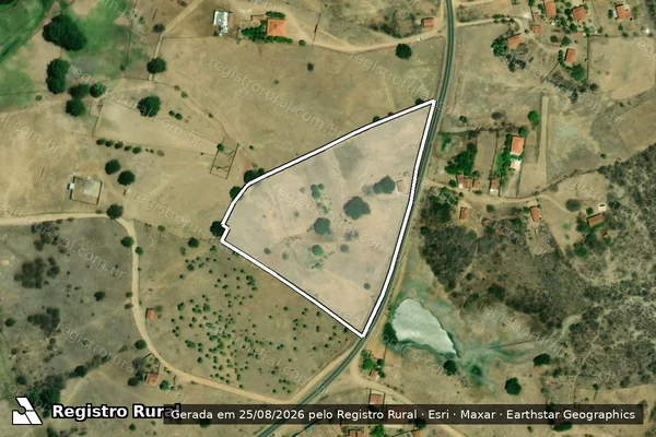 Imagem de satélite de Sitio Cantinho em PIANCÓ - PB