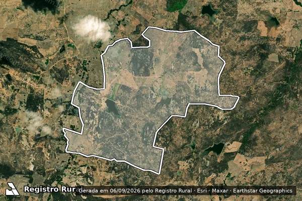 Imagem de satélite de Sitio Gado Bravo em POMBAL - PB