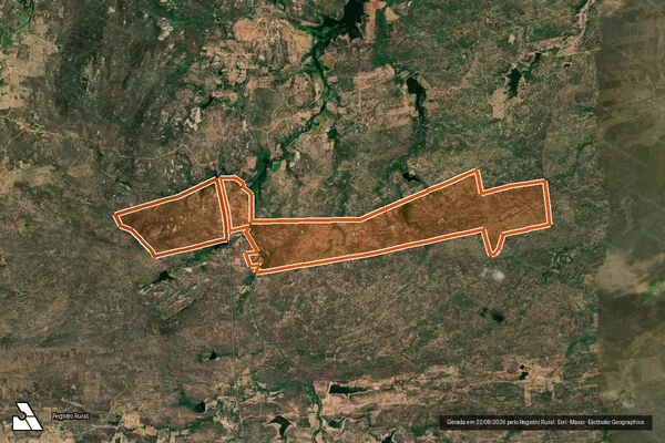 Imagem de satélite de FAZENDA LOGRADOURO em SÃO JOSÉ DE ESPINHARAS - PB