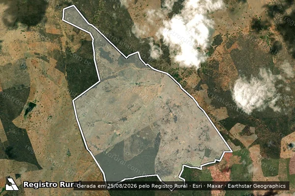 Imagem de satélite de Sitio Araça em MONTEIRO - PB