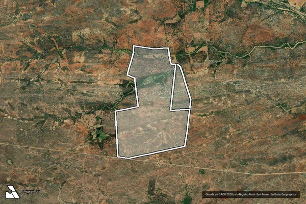 Imagem de satélite de Fazenda Santo Expedito em SÃO JOÃO DO CARIRI - PB