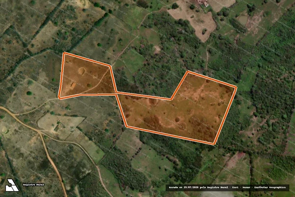 Imagem de satélite de SITIO MALHADA em SOLÂNEA - PB