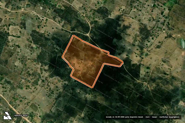 Imagem de satélite de SITIO ARAÇA em SERRARIA - PB
