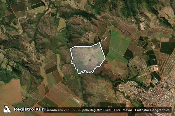 Imagem de satélite de FAZENDA CAMPO LIMPO em SERRA DO SALITRE - MG