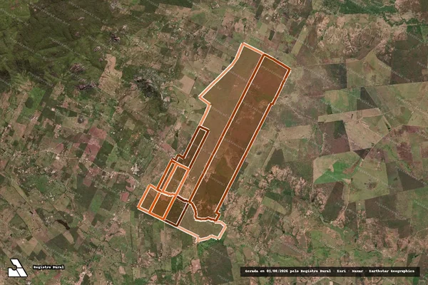 Imagem de satélite de Fazenda Mandacaru em EXU - PE