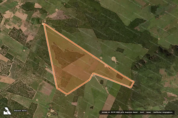 Imagem de satélite de Serra Da Boa Fe em EXU - PE