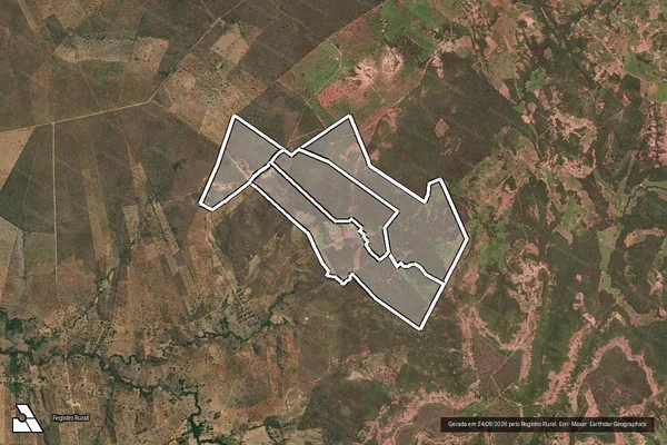 Imagem de satélite de Fazenda Saboes em UBAÍ - MG