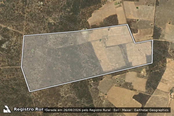 Imagem de satélite de Sitio Sossego Fazenda Antunica em SANTA CRUZ - PE