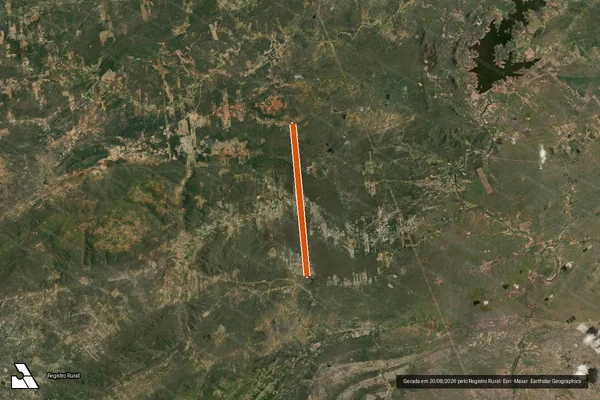 Imagem de satélite de Fazenda Brejo Do Gama em MIRANDIBA - PE