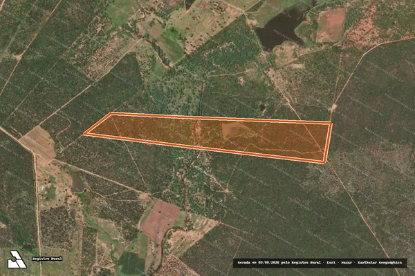 Imagem de satélite de Fazenda São José - Lote- 899 em CABROBÓ - PE