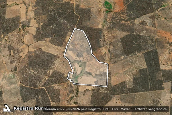 Imagem de satélite de SITIO BAIXA DA BOA VISTA em DORMENTES - PE