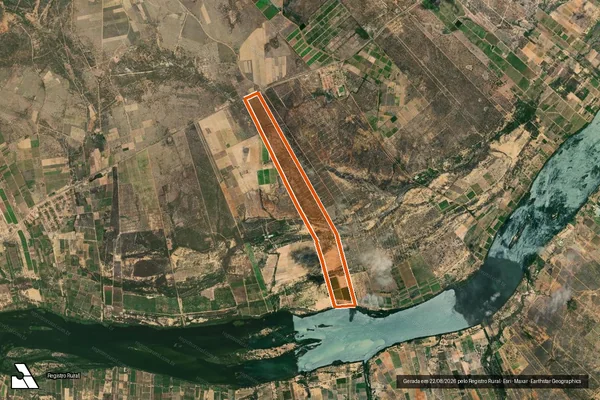 Imagem de satélite de Fazenda Caraibas Parte em SANTA MARIA DA BOA VISTA - PE