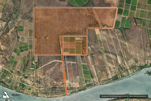 Imagem de satélite de Fazenda Nova Tapera - Area I-II em CASA NOVA - BA