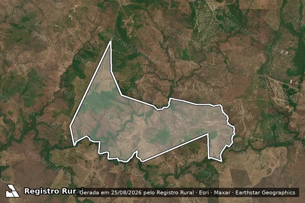 Imagem de satélite de Fazenda Mata em CAROLINA - MA