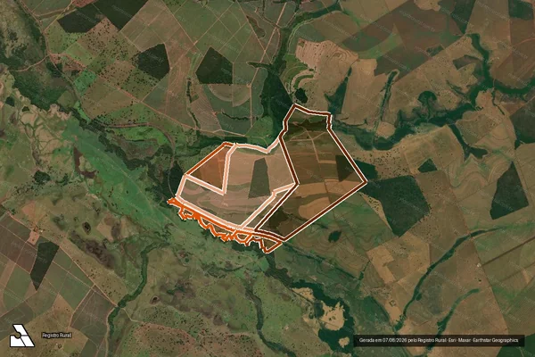 Imagem de satélite de FAZENDA MATEIRA em UNIÃO DE MINAS - MG