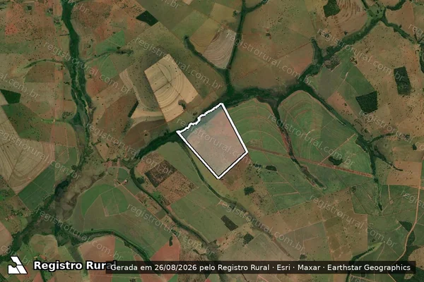 Imagem de satélite de FAZENDA SAO JOAO em SÃO FRANCISCO DE SALES - MG