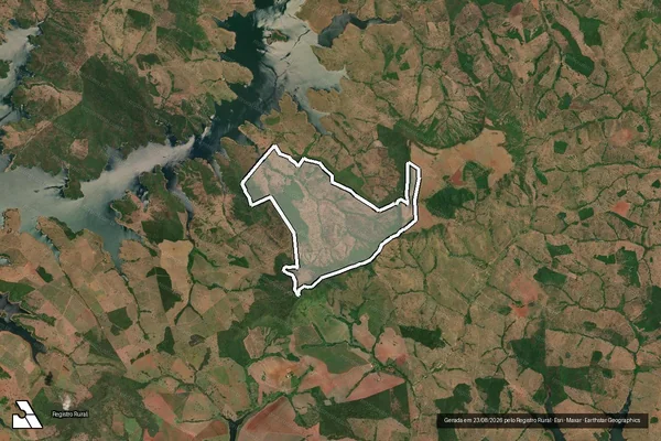 Imagem de satélite de Fazenda Canabrava em CORUMBAÍBA - GO