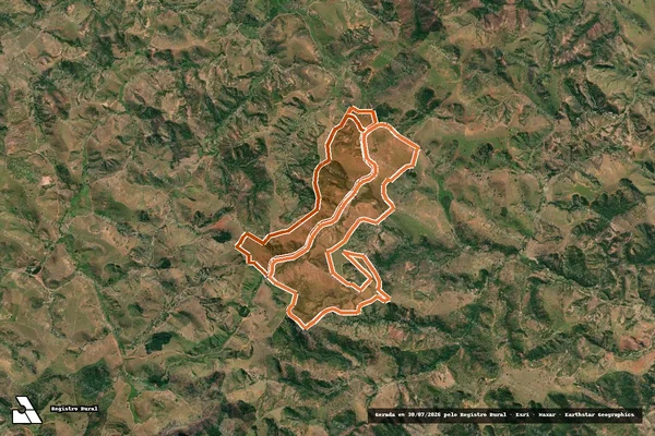 Imagem de satélite de Fazenda Vitoria em TUMIRITINGA - MG