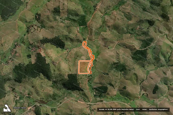 Imagem de satélite de Fazenda Santana em TEÓFILO OTONI - MG