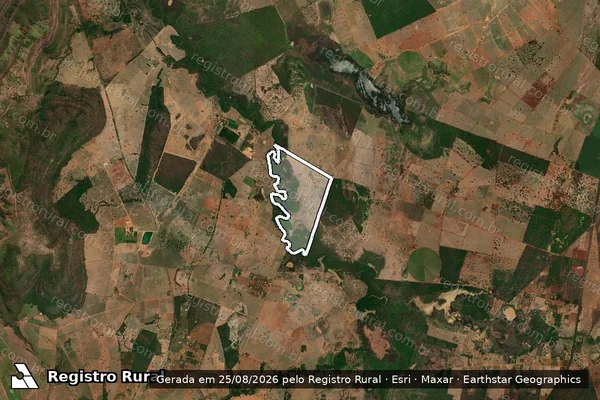 Imagem de satélite de Fazenda Alvorada em CAPITÃO ENÉAS - MG