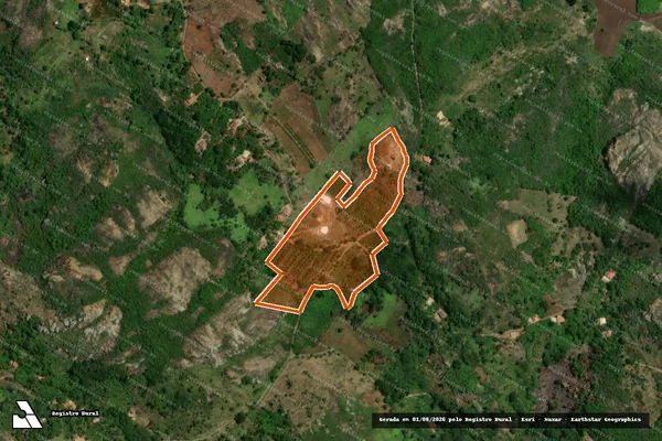Imagem de satélite de Sitio Santa Rita em TRIUNFO - PE
