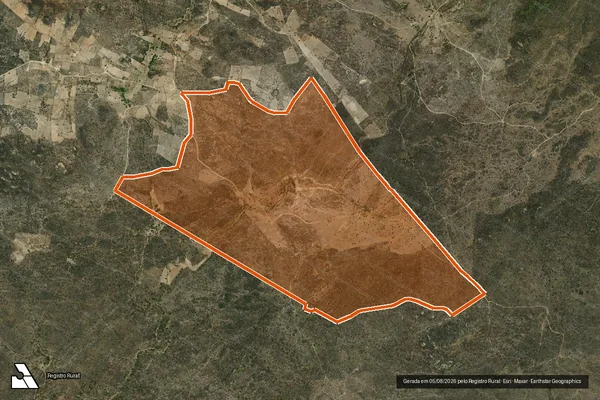 Imagem de satélite de FAZENDA SALOBRO em BETÂNIA - PE
