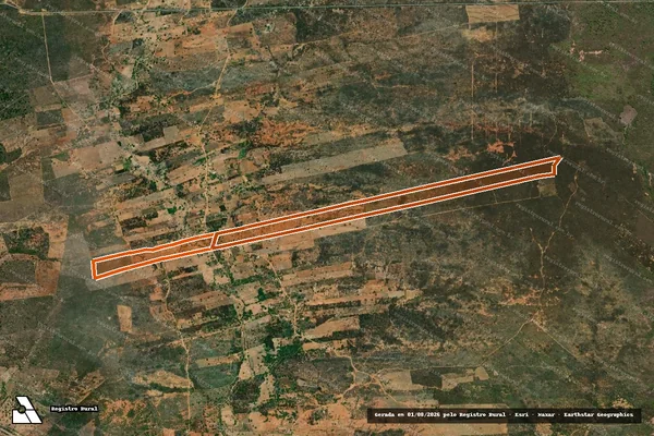 Imagem de satélite de Sitio Cachoeirinha em SERTÂNIA - PE