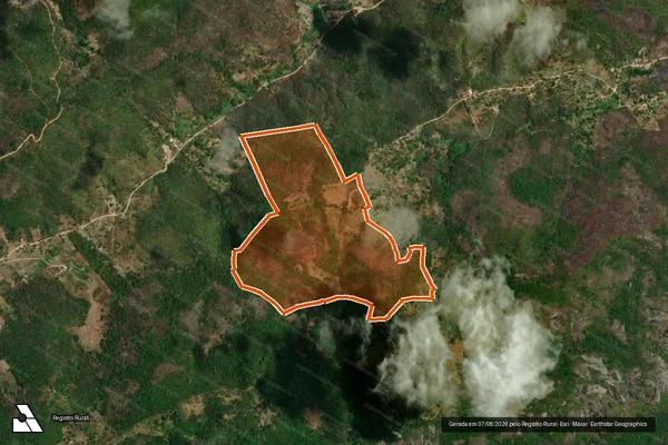 Imagem de satélite de SITIO OLHO D' AGUA DO RAPOSO em BELO JARDIM - PE
