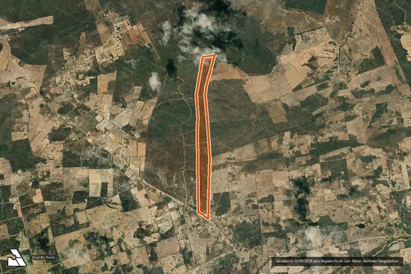 Imagem de satélite de FAZENDA MASSARANDUBA em SANHARÓ - PE