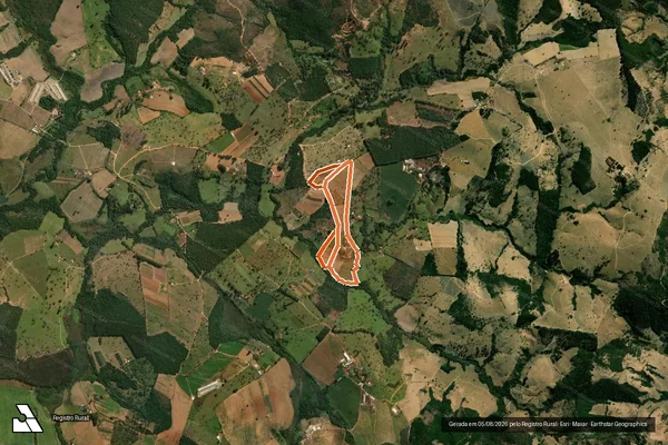 Imagem de satélite de FAZENDA MORRO CAVADO em FORMIGA - MG