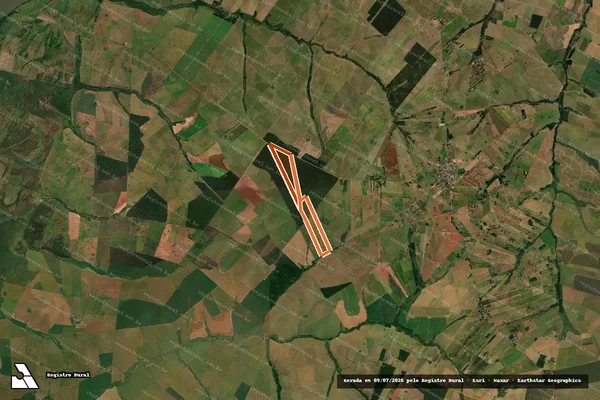 Imagem de satélite de Lote 3 Parte 1 2 e 3 Gleba 09 em ALTO PARAÍSO - PR