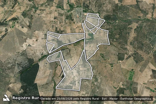 Imagem de satélite de Fazenda São Pedro em GARANHUNS - PE