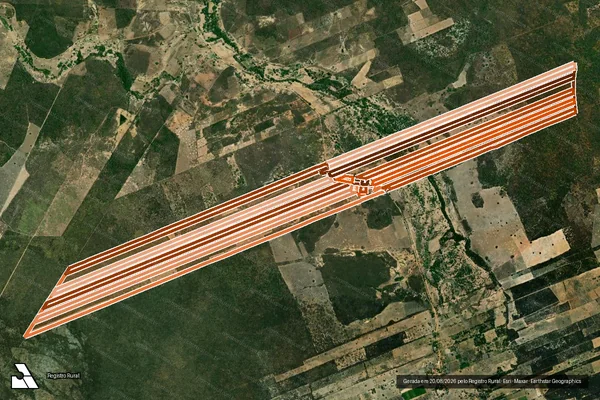 Imagem de satélite de FAZENDA IPUEIRAS em SÃO JOSÉ DO BELMONTE - PE