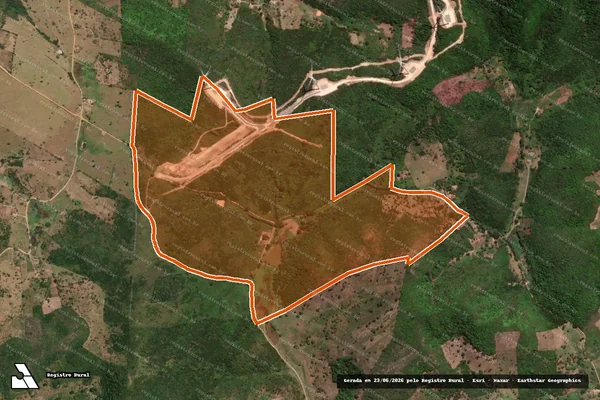Imagem de satélite de Sitio Quandus E Guaribas em SALOÁ - PE