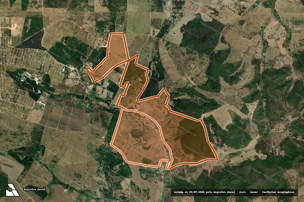 Imagem de satélite de FAZENDA BOM RETIRO em SÃO JOÃO - PE