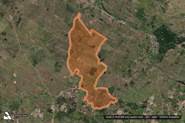 Imagem de satélite de FAZENDA PALMEIRAS em SÃO JOAQUIM DO MONTE - PE