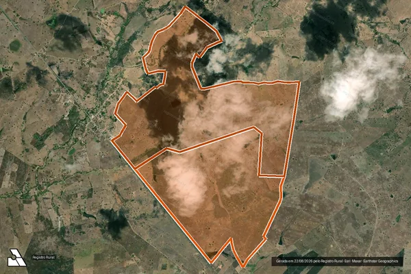 Imagem de satélite de FAZENDA BENTOS em PALMEIRA DOS ÍNDIOS - AL