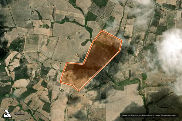 Imagem de satélite de FAZENDA SANTA MARIA III em MONTE ALEGRE DE SERGIPE - SE