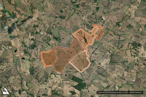 Imagem de satélite de FAZENDA SAO JOSE em FEIRA NOVA - SE