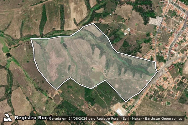 Imagem de satélite de FAZENDA SANTA MARIA em GRACHO CARDOSO - SE