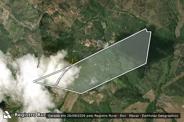 Imagem de satélite de FAZENDA APARECIDA em SALGADO - SE