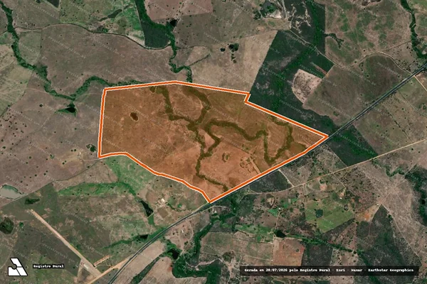 Imagem de satélite de FAZENDA DONA COZETA em CAMPO DO BRITO - SE