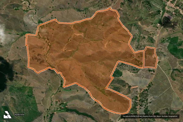Imagem de satélite de FAZENDA FLOR DE SIRIRI, GLEBA 1 em SIRIRI - SE